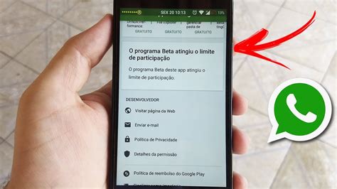 whatsapp beta atingiu o limite de participação,WhatsApp Beta: o que é e como instalar o aplicativo 